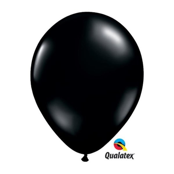 Mayflower Distributing Qualatex 81955 11 in. Onyx Black Latex Balloon 81955